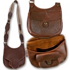 Bag - Bison Leather Woodland Beavertail