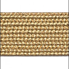 Metallic Flat Braid 1 inch Gold Bright