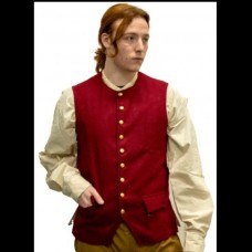 Waistcoat Rev War Style Wool Off The Rack