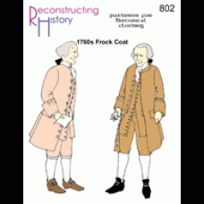 Coat 1750-1760s Frock Pattern