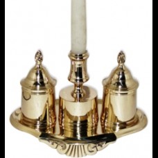 Inkwell Stand w Candle Holder