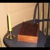 Seal Kit in Teak Box with Wax and Candle Holder