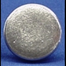 Flat Pewter Heavy Button