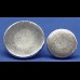Flat Pewter Heavy Button