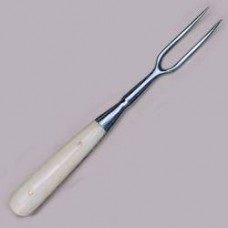 Cutlery Bone or Horn Handle Two Tine Fork