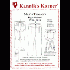 Trousers 1790-1810s Pattern