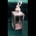 Lantern Tin and Glass Colonial 15"