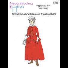Riding Habit 1770-1780s or Traveling Outfit Pattern