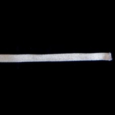 Metallic Flat Braid 1/4 inch Silver OUT OF STOCK